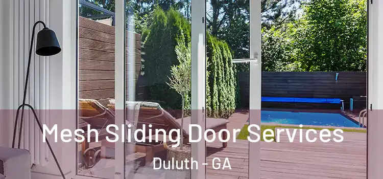 Mesh Sliding Door Services Duluth - GA